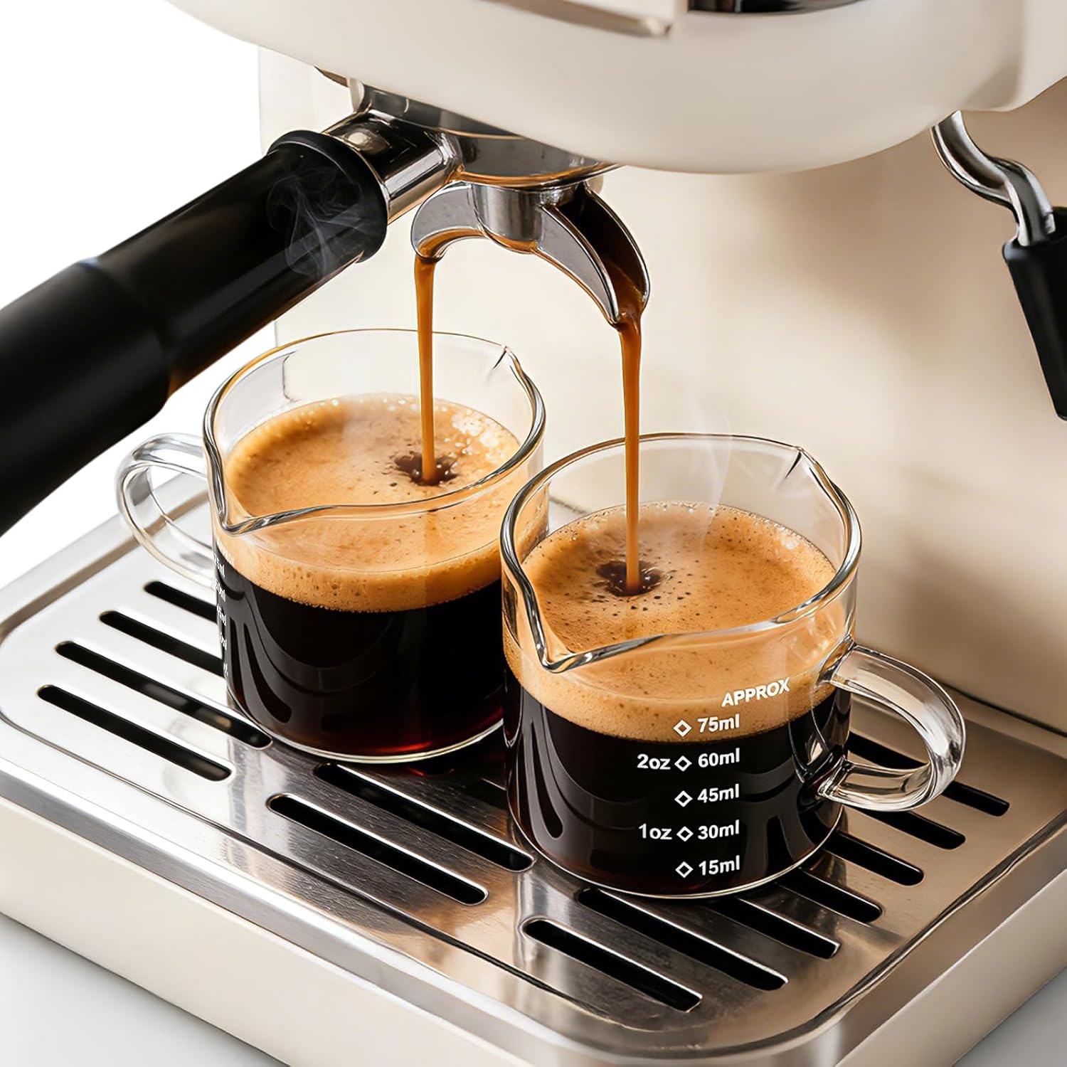 Espresso Shot Glass - 1/2 peças de xícaras de espresso