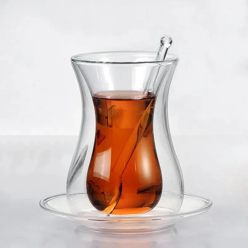 Espresso Shot Glass - Conjunto de Xícara de Chá Preto