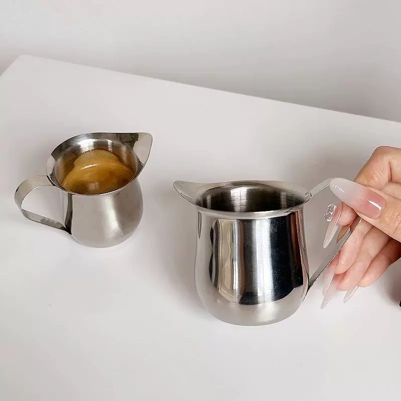 Espresso Shot Glass - Jarra de leite em aço inoxidável,