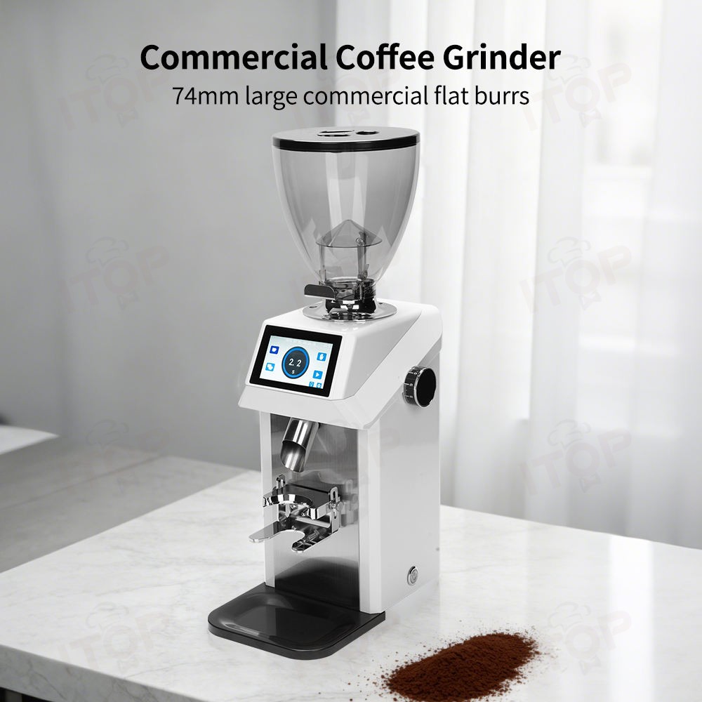 Moedor de café elétrico ITOP c - Coffee Grinder Burr Flat avaliação e preço