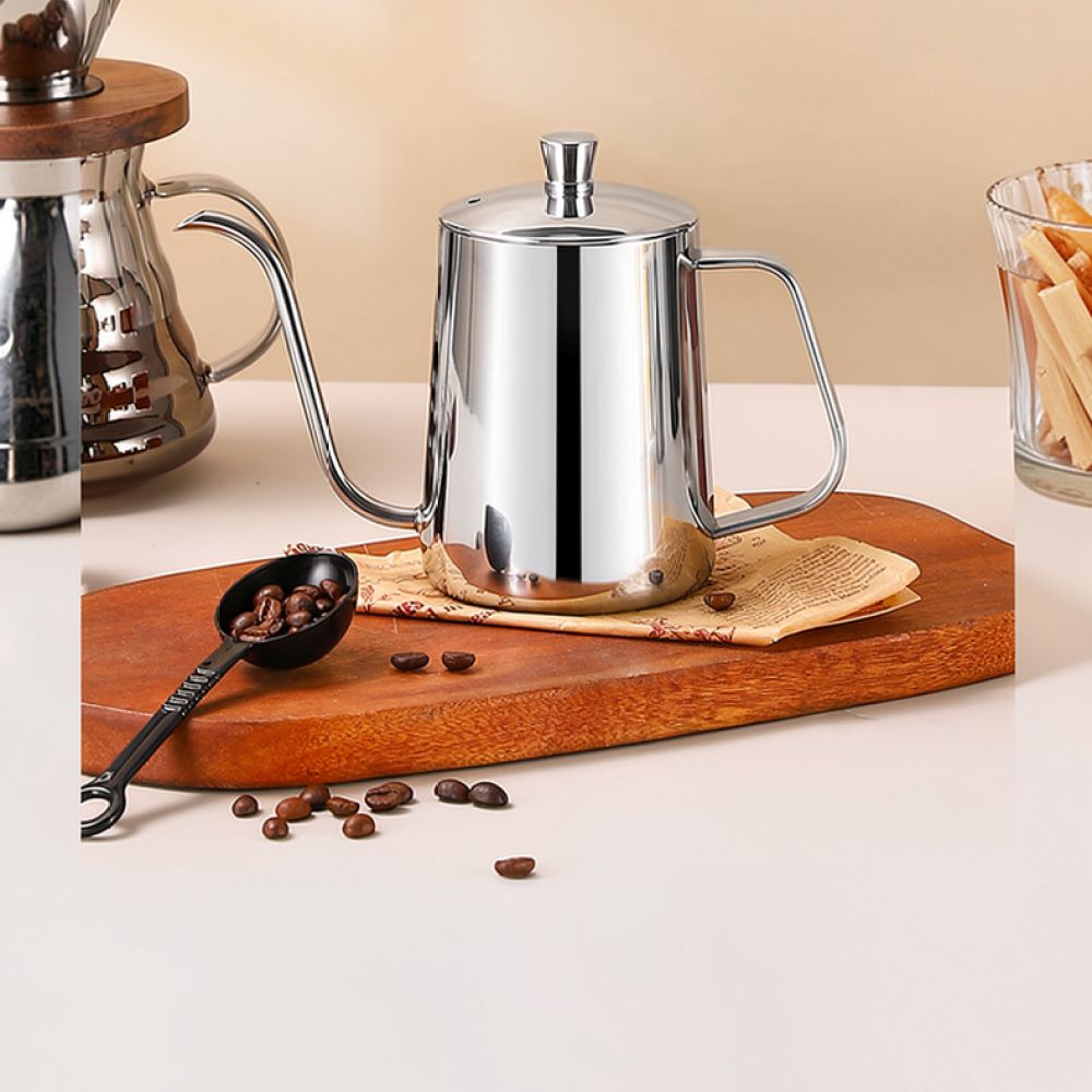 Chaleira de aço inoxidável par - Coffee Equipment Pour Over avaliação e preço