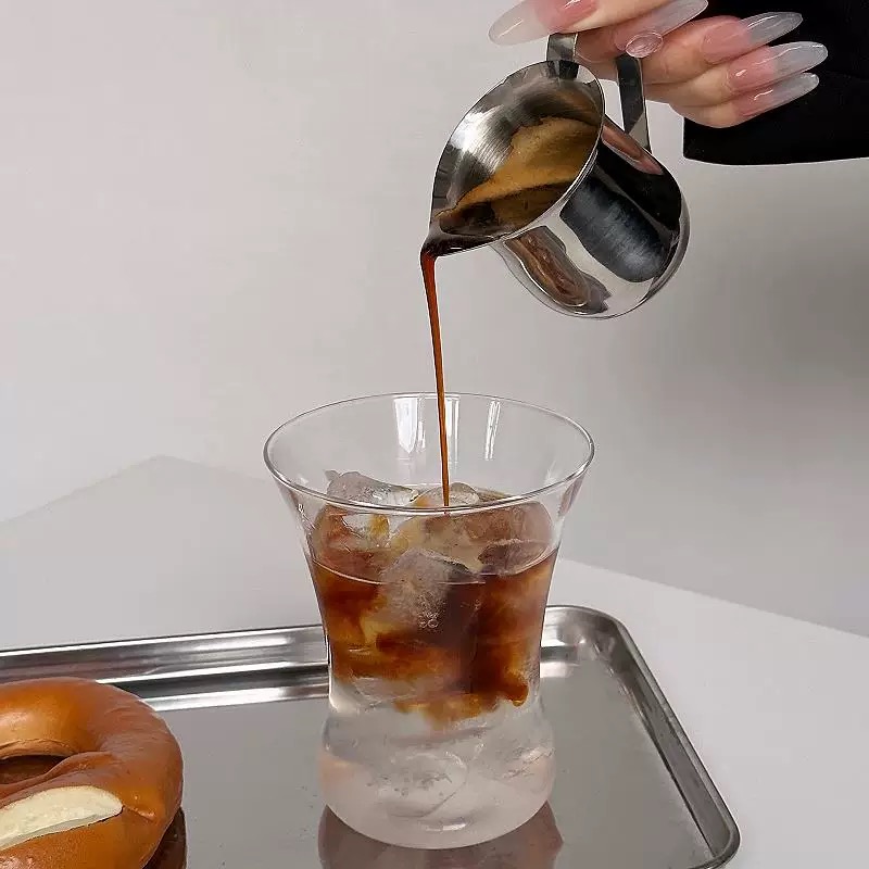 Jarra de leite em aço inoxidáv - Espresso Shot Glass avaliação e preço